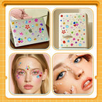 6100 PCS Gem Stickers, Self-Adhesive Rhinestone Stickers, 20 Sheets Colorful - Image 8