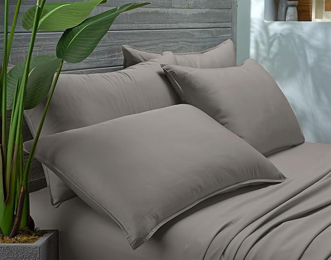 Pure Bamboo Queen Sheets, Genuine 100% Organic Viscose Derived from Bamboo Bed - Image 4