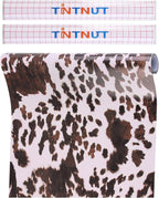 Tintnut Cow Print Permanent Vinyl Cowhide Adhesive Vinyl Roll 12in x 5ft | by Tintnut