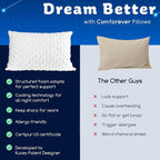 Cooling Side Sleeper Pillow for Adults, Firm Bed Pillow for Side Sleepers Neck - Image 7