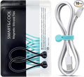 SMART&COOL Reusable Silicone Magnetic Cable Ties by SMARTCOOL