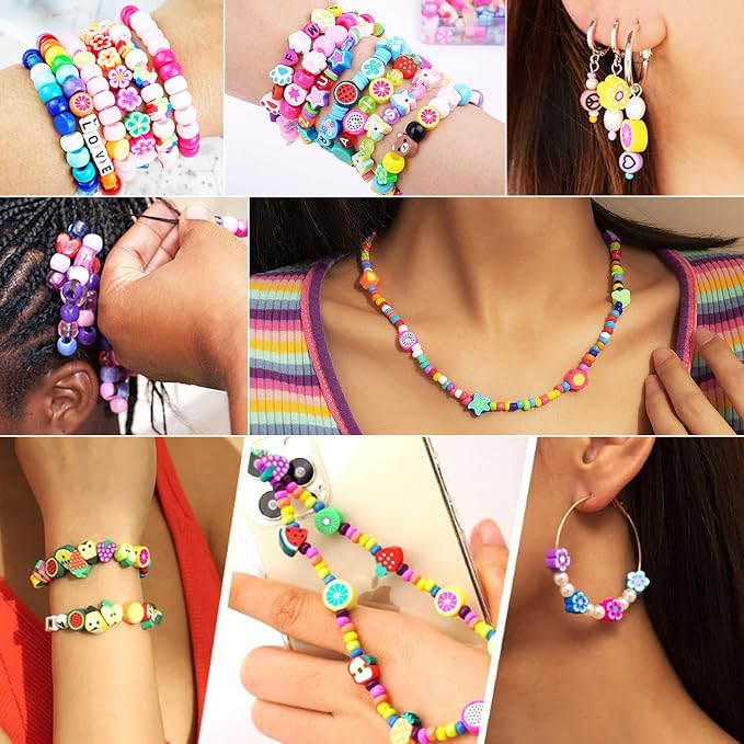BBita 2480pcs Polymer Clay Beads Charms - Image 6