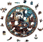 Wooden Puzzles Adults, Dragon Library Puzzle 200 Pieces, Unique Animal Shaped - Image 8