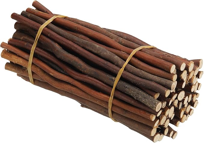 PATIKIL 60 Pcs / 20cm Wood Log Sticks, 0.2-0.5inch in Diameter Natural Driftwood by PATIKIL