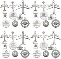 Valentine's Day Heart Charms Set, Decorative Rose and Flower Designs by Sailanzi