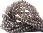 60PCS 6mm Natural Ice Obsidian Gemstone Round Loose Beads Crystal Energy Stone by CHEAVIAN