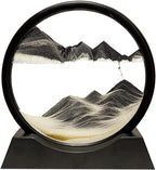 HYUGF Moving Sand Art Picture Decor, 3D Deep Sea Sandscape Liquid Motion by HYUGF