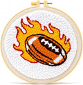 ZMYORAH American Football Punch Needle Kit by ZMYORAH