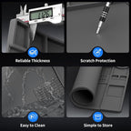 STREBITO Heat Resistant Silicone Soldering Mat up to 932°F, Silicone Work Mat - Image 8