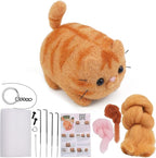 QMNNMA Needle Felting Kit, Garfield Needle Felting Set by Qmnnma