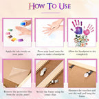 CLUSIVC Flower Bouquet Handprint Craft Kit-Gifts - Image 4
