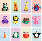 Air Dry Clay Kit for Kids, 12 Animals Modeling Clay for Kids, Molding Clay - Image 7