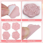 60Pcs Wax Seal Stickers, Wedding Invitation Envelope Seal Stickers Adhesive - Image 3