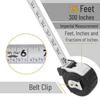 Mr. Pen- Retractable Tape Measure 25 ft, Easy Read | Steel Retractable - Image 3