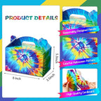 TaoBary 24 Pcs Tie Dye Party Favor Boxes Tie Dye Party Supplies Colorful - Image 3