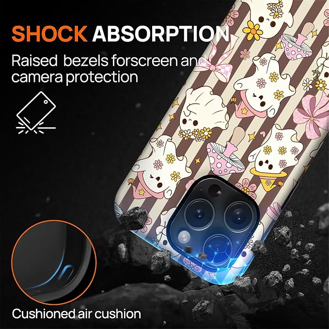 Case for iPhone 15 Pro Max, Scratch Resistant Hybrid Double Layer Hard - Image 4
