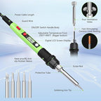 Soldering Iron Kit, 80W 110V LCD Digital Solder Iron Pen - Image 2
