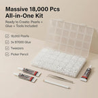 18000 Pcs White Flatback Pearls Beads - Image 2