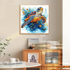 Fountor Sea Turtle Paint by Numbers Kit - Image 2