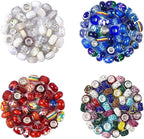 Aipridy Assortment European Large Hole Beads Spacer Beads Rhinestone Craft Beads - Image 2