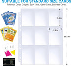 ABLY 720 Pocket Double Sided Card Sleeves, - Image 4