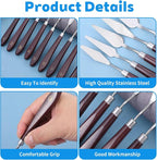 27-Piece Stainless Steel Palette Knife Set - Image 3