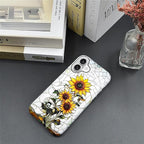 ZHEGAILIAN Case for iPhone 16 Plus, Sunflower Faux Stained Glass Effect Durable - Image 4