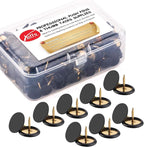 Thumb Tacks 400-count, Colors Plastic Roundness Push Pins Decorative Tacks by Yalis