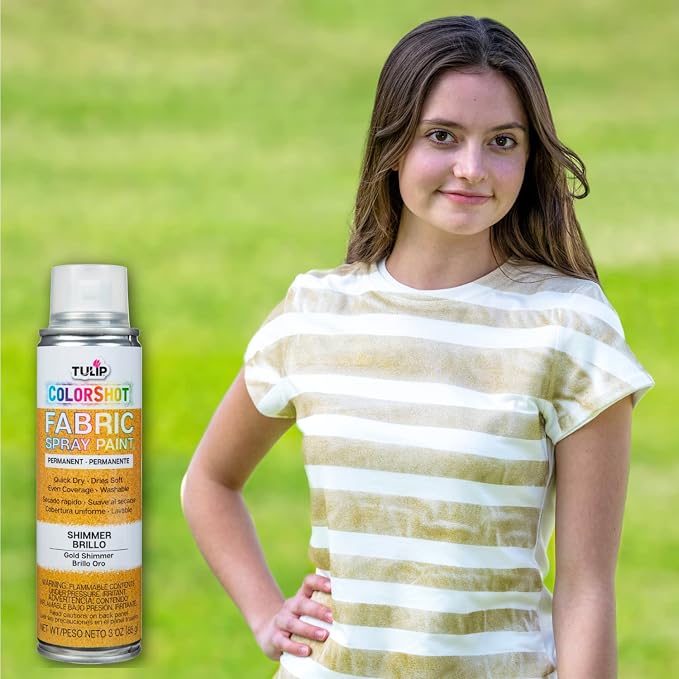 Tulip ColorShot Instant Fabric Spray Paint, Permanent Color Spray-On Fabric - Image 5