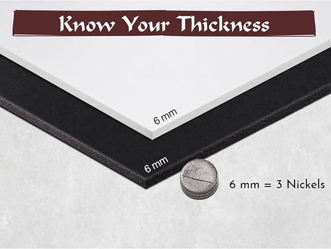 2-Pack Shape Retention EVA Cosplay Foam - 6mm Thick X-Large 35”x59” High - Image 4