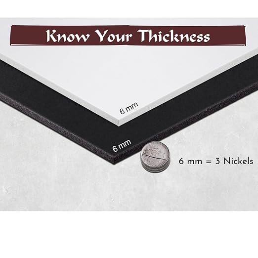 2-Pack Shape Retention EVA Cosplay Foam - 6mm Thick 14x39 inch High Density EVA - Image 4