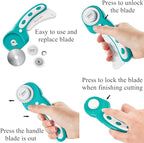 Headley Tools Rotary Cutter Set - 45mm Fabric Cutter - Image 2