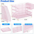 OPNICE Desk Organizer, 4-Tier Desktop File Organizer - Image 4