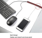 10ft - 1/2 inch Braided Cable Management Sleeve Cord Protector - Self-Wrapping - Image 3