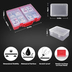 ALCYON 1600+ Trading Card Storage Box, Waterproof Plastic TCG Card Organizer - Image 3