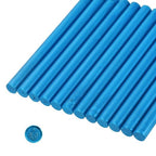 MECCANIXITY 12 Pcs Navy Blue Cylinder Sealing Wax Stick Glue Gun Wax Seal Rod by MECCANIXITY