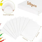 50PCS 2.5x3.5 Watercolor Paper Bulk, 140lb/300g Cold Press Thick Water Color - Image 2