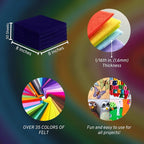 FabricLA Acrylic Felt Sheets for Crafts - Image 3