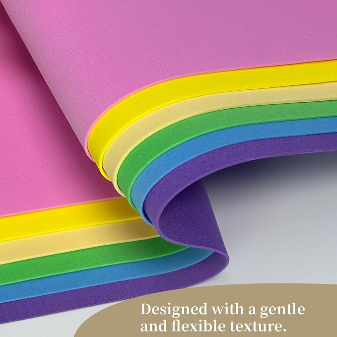 30 PCS EVA Foam Craft Sheets, 12 x 8 in, 2mm Thick Foam Boards - Image 4