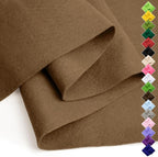 Soft Felt Fabric Sheet 18" x 36", 1.6mm Acrylic Craft Felt, Coffee | Soft Thick by AblemeDeco