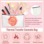 Legigo Blank Canvas Bag Zipper Pouch Makeup Bags Bulk - Image 3