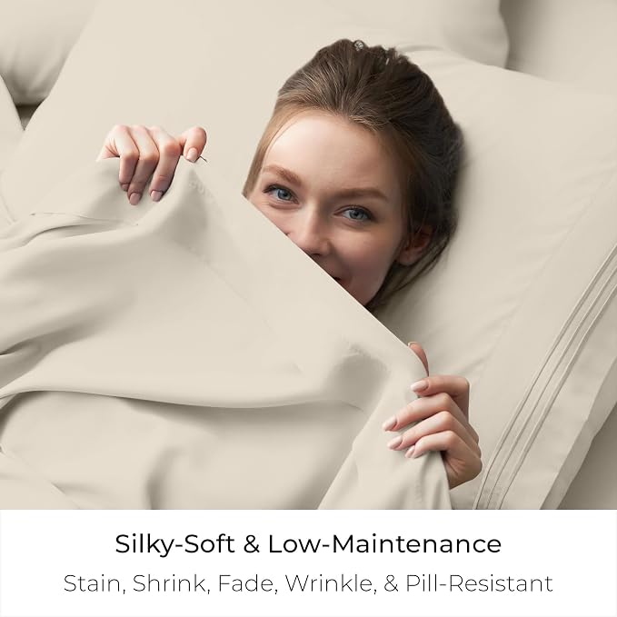Mellanni California King Size Flat Sheet - Image 5