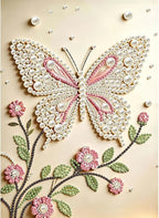 GEMFAMILY Butterfly 5D Pearl Diamond Art Kits by Unknown