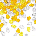 DomeStar Yellow and Clear Mixed Fake Ice, Fish Tanks Decor Table Scatter DIY by DOMESTAR