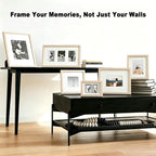 RPJC 5x7 Picture Frames Made of Solid Wood High Definition Glass - Image 3