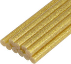 uxcell Mini Hot Glue Sticks for Glue Gun 0.27-inch x 4-inch Gold Glitter 10pcs by uxcell