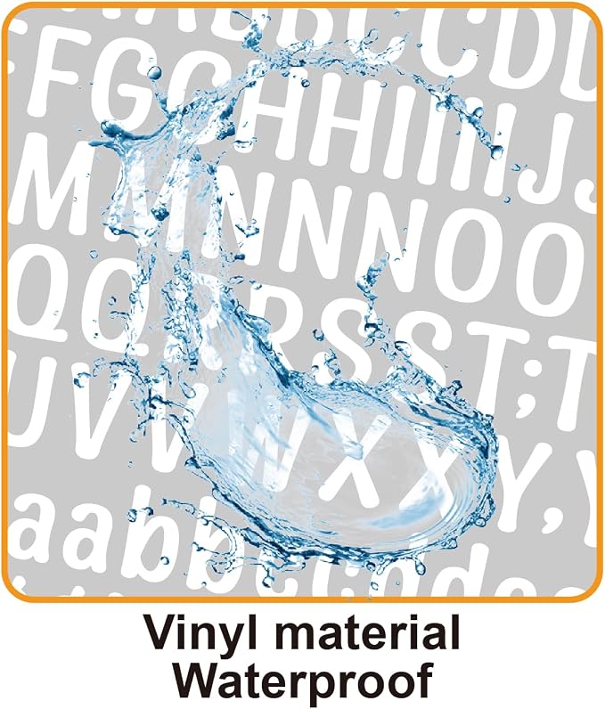 3040Pcs 20 Sheets Small Letter Number Stickers, 0.5inch Colorful Self-Adhesive - Image 5