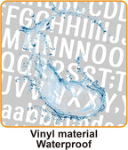 3040Pcs 20 Sheets Small Letter Number Stickers, 0.5inch Colorful Self-Adhesive - Image 5