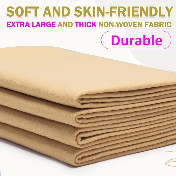 XSEINO Tan Large Felt Fabric 36" X 36 ", 1.4 mm Thick Soft Felt Fabric Sheet - Image 6