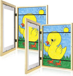 Kids Art Frames, 10x12.5 Front Opening Kids Artwork Frames Changeable, Displays by GULETHUN